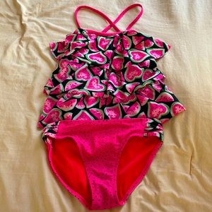 Kids watermelon bathing suit two piece